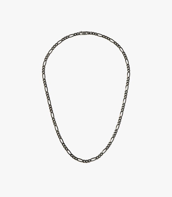 mens-black-filia-chain-necklace.jpeg Mens Black Filia Chain Necklace - Image 1