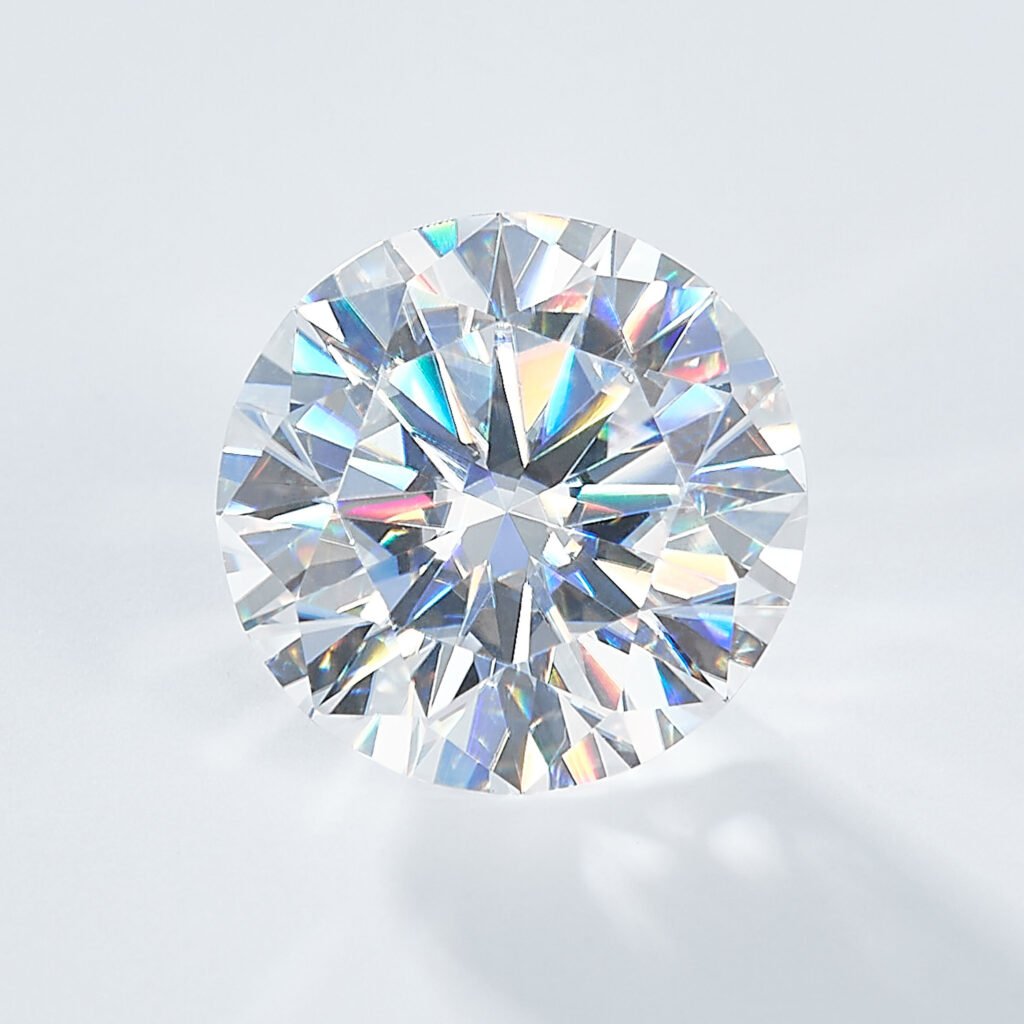 Round Hearts & Arrows CVD/HPHT Lab-Grown Diamond – 0.5–3.0 ct